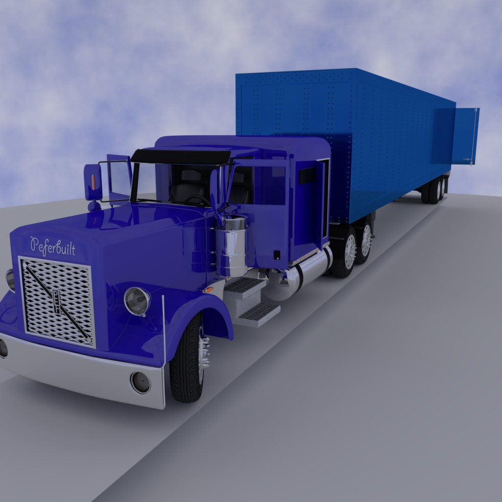 Tractor Trailer with Rig preview image 6